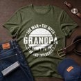 thumbnail image 3 of Jollimate The Man The Myth The Bad Influence Shirt, Funny Grandpa Shirt, Gift From Grandkids, 3 of 6