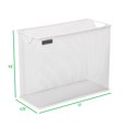 thumbnail image 3 of Mind Reader Metal Mesh File Organizer Storage Basket for Letters, Legal Documents, Filing, Folders, Office Organization, White, 3 of 7