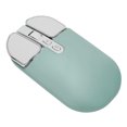 thumbnail image 4 of Ratón inalámbrico BT5.1 o 2,4 GHz, clic silencioso, DPI ajustable, batería de 500 mAh, ratón de oficina para niñas, escuela, café, viajes, verde oscuro, 4 of 5