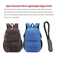 thumbnail image 3 of 8 Pieces Zipper Pull Puller Lightweight Rope Tag Fixer Multi-Purpose Replacement Buckle Bags Suitcase Accessories Textiles Dark Gray+BlackWhite, 3 of 5