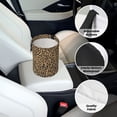 thumbnail image 6 of Round Car Trash Can 7×5.9in Waterproof, Durable, Not Easy To Fade, Easy To Install And Disassemble To Prevent Interior Pollution Leopard Print Pattern Background_3, 6 of 7