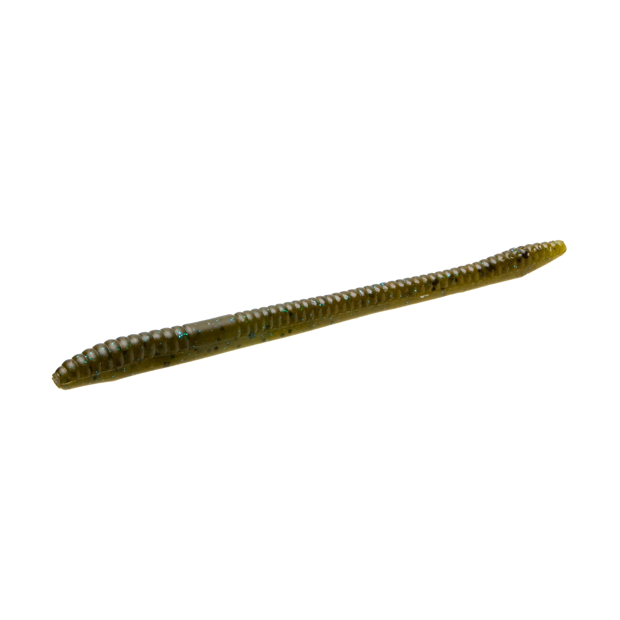 (2 pack) Zoom Finesse 4.5'' Green Pumpkin Red 20pk