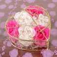 thumbnail image 4 of 6 cestas de hierro huecas con forma de corazón para jabón, rosas, adornos para el día de la boda, flores artificiales, regalo de cumpleaños, 4 of 6