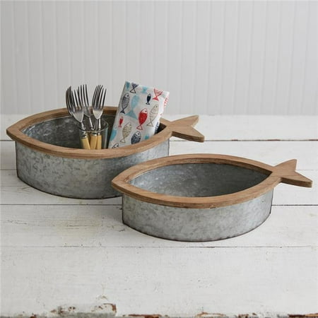 

CTW Home 530385 Abrams Industrial Trays - Set of 2
