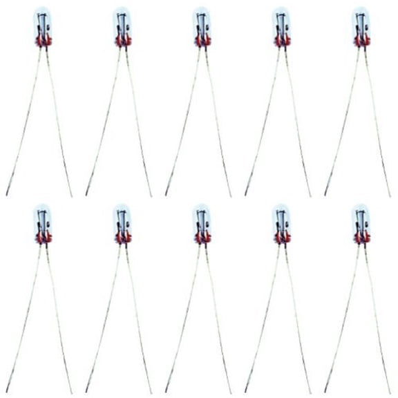 CEC Industries #8111 Bulbs, 14 V, 0.91 W, Wire Terminal Base, T-1 shape (Box of 10)