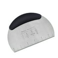 thumbnail image 4 of Semicircular Stainless Steel Bench Scraper, Dough Bowl Spatula Food-safe Dough Cutter Flexible Scraper Bench, 4 of 9
