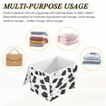 thumbnail image 7 of Ryvnso Cow Print Large Lidded Foldable Storage Baskets Cubes Boxes Lids Bin for Home, 7 of 7