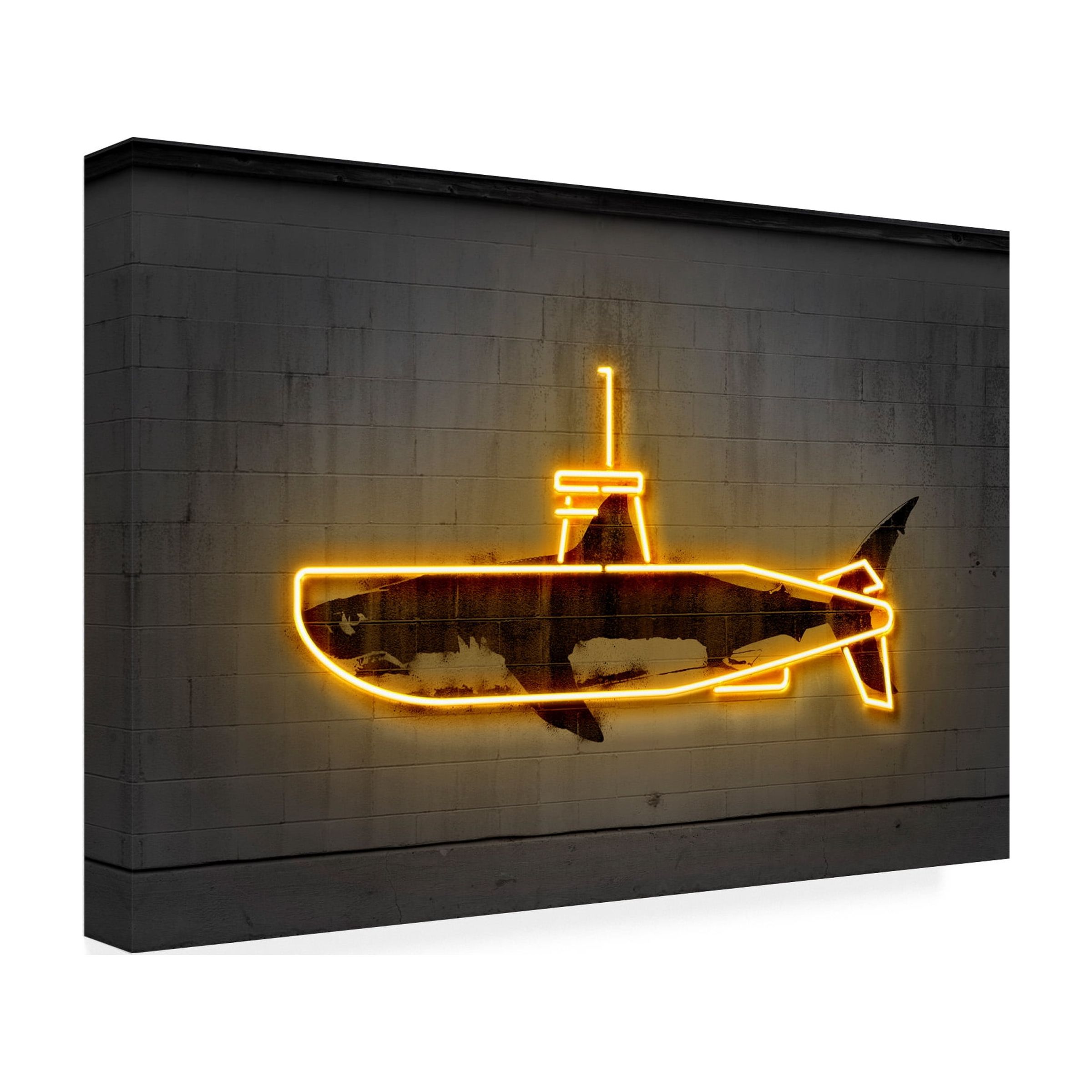 Trademark Fine Art 'Yellow Submarine' Canvas Art by Octavian Mielu