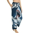 thumbnail image 2 of Balery Shark print Women's Pajama Pants,Ultra Lightweight Pjs,Lounge Pant-XX-Large, 2 of 9