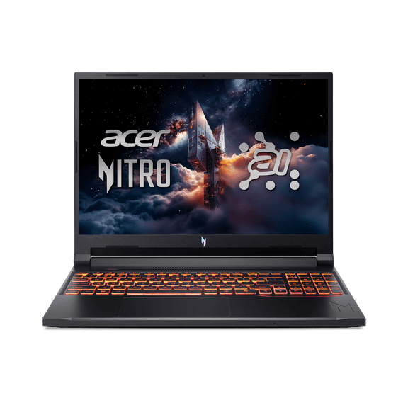 Acer Nitro V 16 AI 16” WUXGA IPS 180Hz Gaming Laptop, AMD Ryzen AI 5 240 Processor, NVIDIA GeForce RTX 5050 with 8GB GDDR7 VRAM, 16GB RAM, 512GB PCIe Gen 4 SSD, Obsidian Black