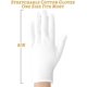 thumbnail image 3 of Guantes de algodón, 30 piezas de guantes de algodón blanco para eccema, lavables y resistentes al encogimiento, 3 of 3