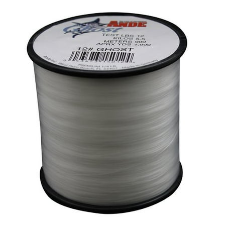 ANDE Monofilament ANDE Ghost 1/4 lb Spool Fishing Line, White