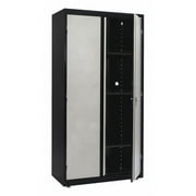 SANDUSKY GF3F361872-M9 Modular Storage Cabinet,Gray/Black