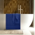 thumbnail image 5 of MALLONI HOME 8 Piece Towel Set 100% Ring Spun Cotton, 2 Bath Towels 27x54, 2 Hand Towels 16x28 and 4 Washcloths 13x13 - Ultra Soft Highly Absorbent Machine Washable Hotel Spa Quality - Navy Blue, 5 of 7