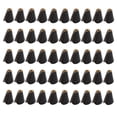 thumbnail image 4 of Abbracc 50 Pieces PU Leather Cord Ends Conveneint Handmade for Hat Clothing Backpack Coffee Color, 4 of 8