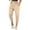 Khaki, variant on ZyeKqe Plus Size Capri Pants for Women Drawstring High Waisted Capris Straight Leg Summer Cropped Lounge Trousers