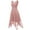 Pink, variant on Odeerbi Dresses for Women 2025 Wedding Guest Dresses V-Neck Lace Color Block Draped Patchwork Cute Party Evening Formal Dress 0live Drab