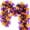 A001- Color A, variant on Halloween Garland 80 Inch Tinsel Decor with Orange Pumpkins Black Spiders Purple Bats Halloween Decorations Indoor Outdoor Halloween Party Decor for Home Mantel Porch Wall 1 Pack