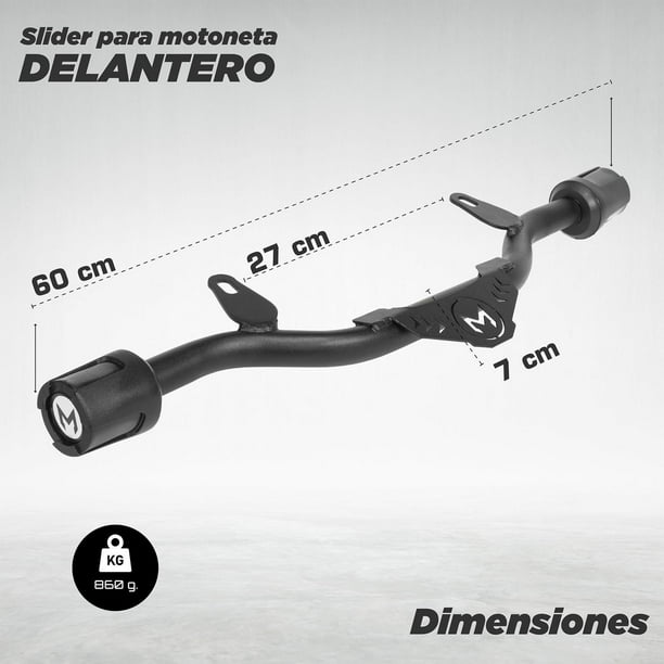 Slider Delantero Para Motoneta Ws150 Ws175 Sport Cross negro