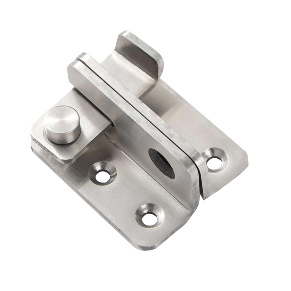 4.3" Stainless Steel Polished Door Latch Cabinet Security Barrel Bolt Lock 