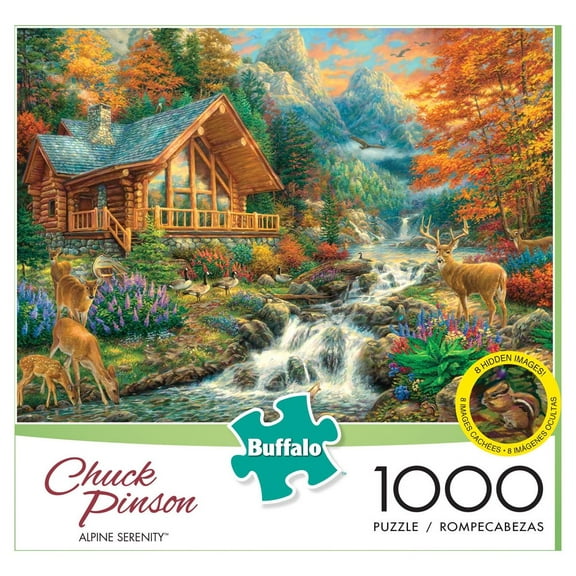 Buffalo Games - Chuck Pinson - Alpine Serenity - 1000 Piece Jigsaw Puzzle