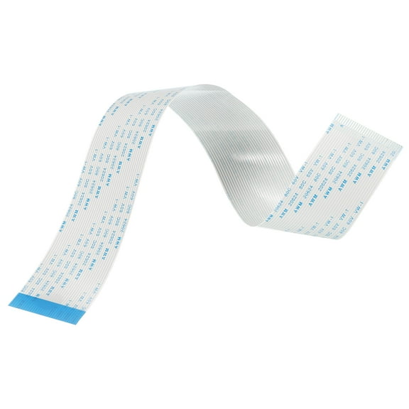 Uxcell Flexible Flat Cable Extension Cables 30 Pins 1.0mm Pitch 300mm B Type for DVD Player, Laptop 5 Pack