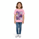 thumbnail image 2 of PLAYERA INFANTIL KPOP DEMON HUNTERS DISEÑO BLANCO COLOR ROSA TALLA 4, 2 of 4
