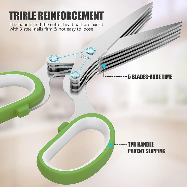 Juyafio Kitchen Shears 2-Pack with Herb Scissors photo 2