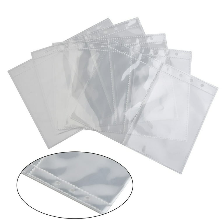  1InTheOffice Photo Sleeves for 3 Ring Binder, Photo Album  Pages, Photo Sleeves, Album Pages, 500 Pages- 3.5 x 5-35mm (Pack of 50) :  Office Products
