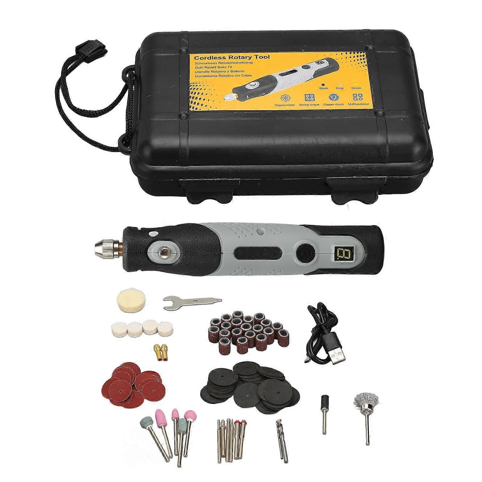 High quality 113PC [Exquisite Set] Mini Electric Grinder Small Handheld ...