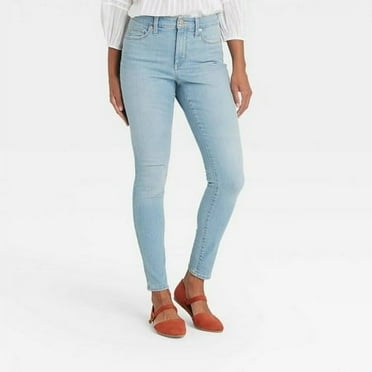 Women's High-Rise Skinny Jeans - Universal Thread Light Wash 8 Long