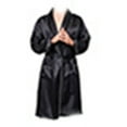thumbnail image 2 of zeranth Men Summer Imitation Silk with Pockets Waist Belt Bath Robe Home Gown Sleepwear, 2 of 3