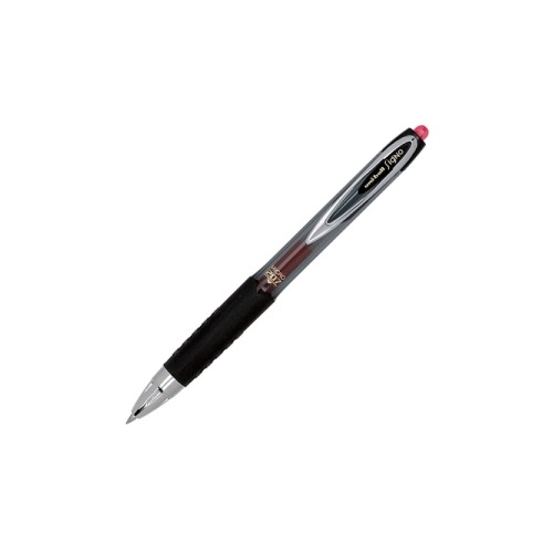 uni-ball 207 Retractable Gel Micro Pen Point - 0.5 mm Pen Point Size - Refillable - Retractable - Red Gel-based Ink - Translucent Barrel