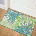 thumbnail image 2 of Addison Rugs Indoor/ Outdoor Addison Bravado Abstract Starburst Washable Area Rug 1'8" x 2'6" - Green, 2 of 8