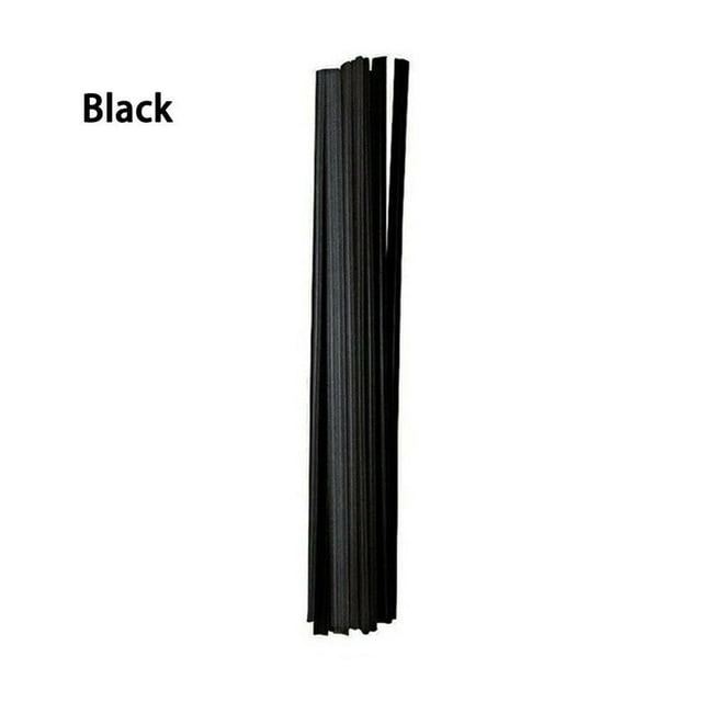 Chendee 10Pcs Black/White 25Cm Abs Plastic Welding Rods For Car Bumper Repair Tools,Black