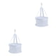 thumbnail image 4 of sweethay Cestas de lavandería Secado Bolsa de red cosmética Estante de almacenamiento de huevos de belleza Blanco Blanco 2Conjunto, 4 of 6