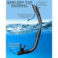 thumbnail image 4 of Reef Tourer Adult X-Plore 2-Window Mask & Snorkel Set, Black/Black, 4 of 6