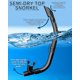thumbnail image 5 of Reef Tourer Máscara y Snorkel X-Plore de 2 Ventanas para Adultos, Color Negro/negro, 5 of 6
