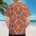 thumbnail image 6 of High Quality Hawaiian Shirts for Men Short Sleeve Aloha Beach Shirt Floral Summer Casual Button Down Shirts Blouses GPDL5G, 6 of 7