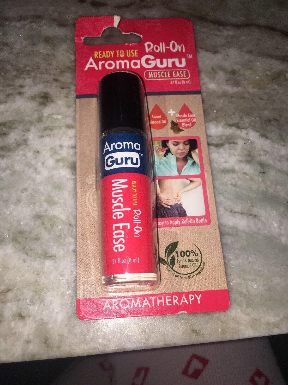 Aroma Guru Roll on Muscle Ease 100 Pure essential oil AROMAGURU