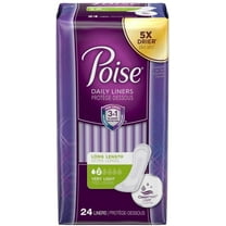 Poise Pantiliners Very Light 8-1/2" Long