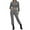 Dark Gray, variant on Elainilye Fashion Jogging Suits for Women Solid Color Hoodie Loose Vest Sweatpants Three Piece Suit Jogging Sports Set,Brown