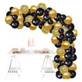 thumbnail image 4 of Black And Gold Balloons Garland Arch Kit 114pcs Party Confetti Balloons For Birthday Graduation Hal, 4 of 4