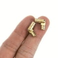 thumbnail image 4 of Bisagras de barril de latón invisibles, paquete de 24, bisagras ocultas cilíndricas de latón de 5x19mm, 4 of 5