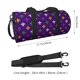 thumbnail image 2 of Balery Purple Mardi Gras Bolsa de Gimnasio para Mujeres y Hombres, Bolsa de Viaje Impermeable, Bolsa de Fin de Semana con Compartimento para Zapatos y Bolsillo Húmedo, 2 of 6
