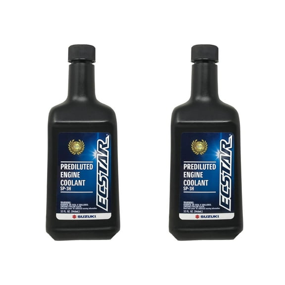 Suzuki Genuine OEM Ecstar Prediluted Engine Coolant 990A0-02E10-01Q - 2 Pack