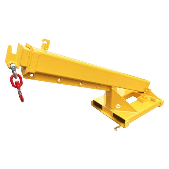 3T Adjustable Mobile Crane Lifting Hoist Truss Jib Boom Fork Mounted Hoist Jib Boom Crane