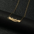 thumbnail image 3 of Vakki Name Customized Necklaces Stainless Steel Personalized Name Necklace for Women Customized Gift, 3 of 5