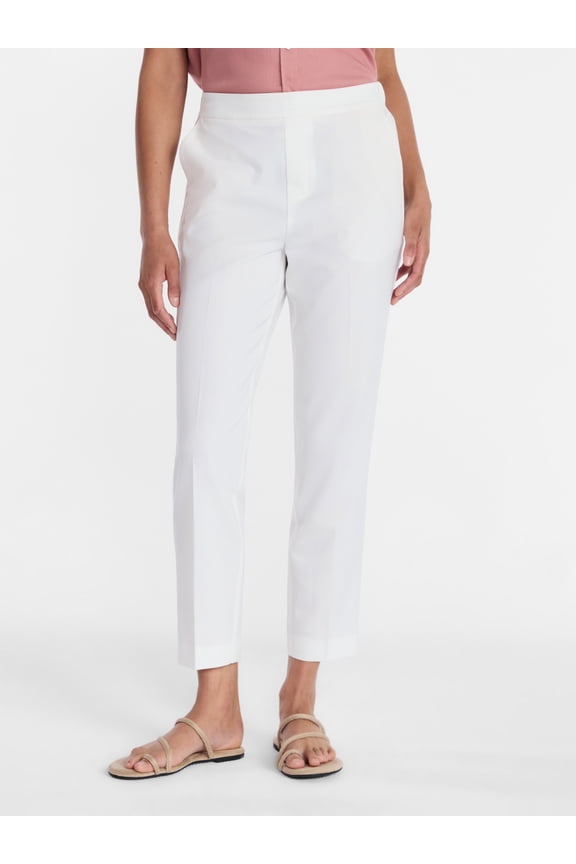 Women's Tapered Pull on Pants, 27" Inseam, Sizes XS-XXXL