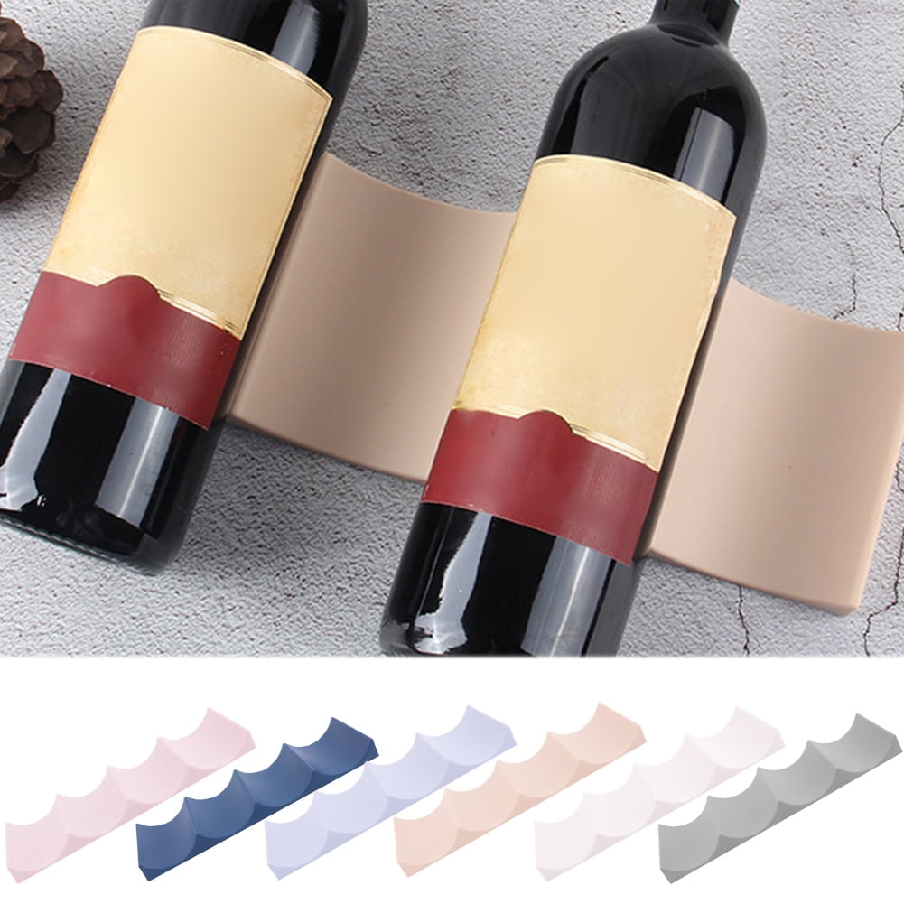 1 pc Wine Rack Plastic European Style Wine Holder for Fridge Countertops Pantry 